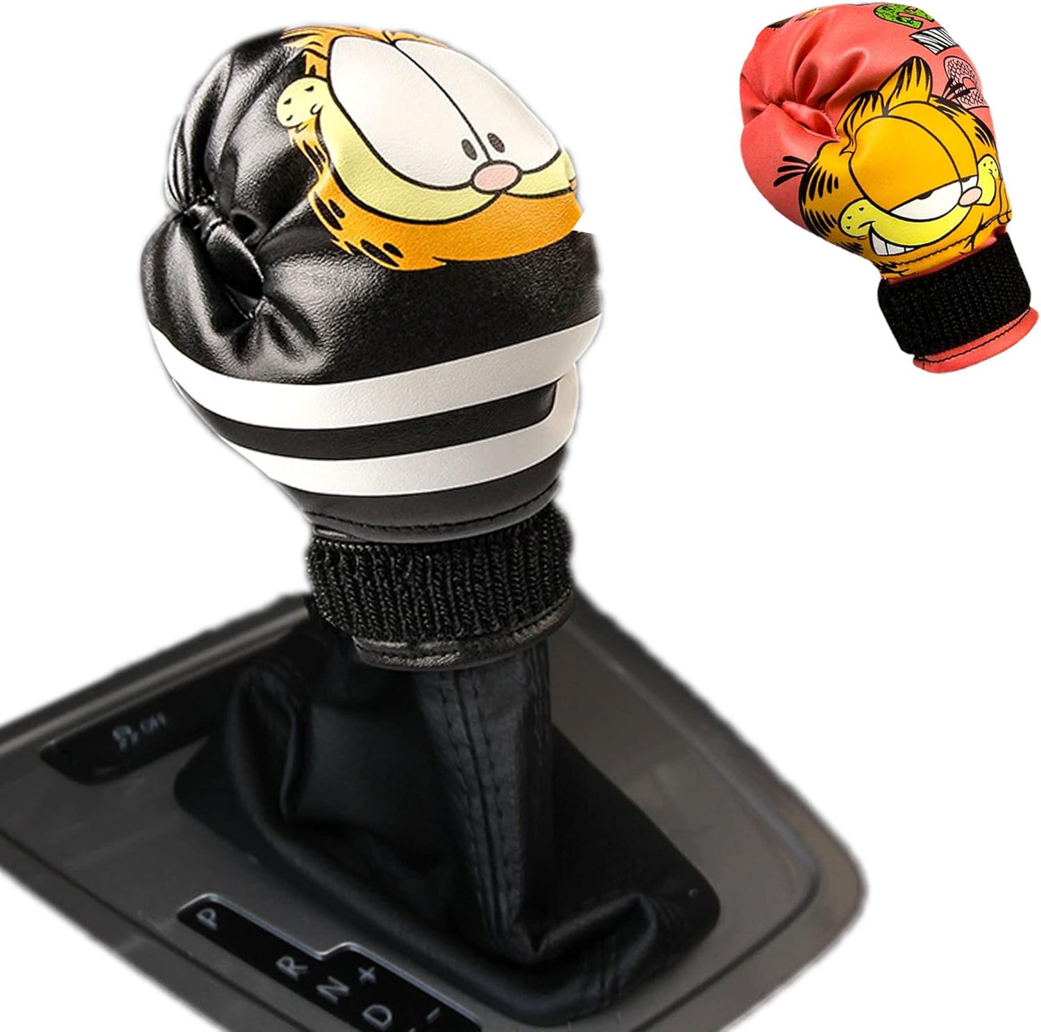 Jiorola Leather Auto Gear Shift Knob Cover Shift Knob