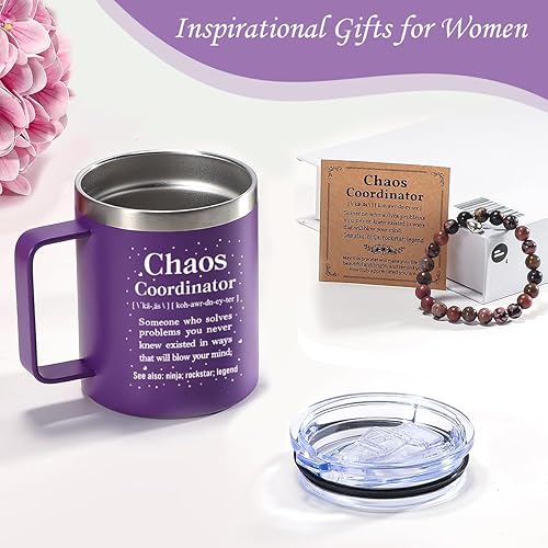 Miniatura 8 de Regalos de agradecimiento para mujeres, regalos de agradecimiento para profesores, regalos de coordinador del caos para compañeros de trabajo, jefe,