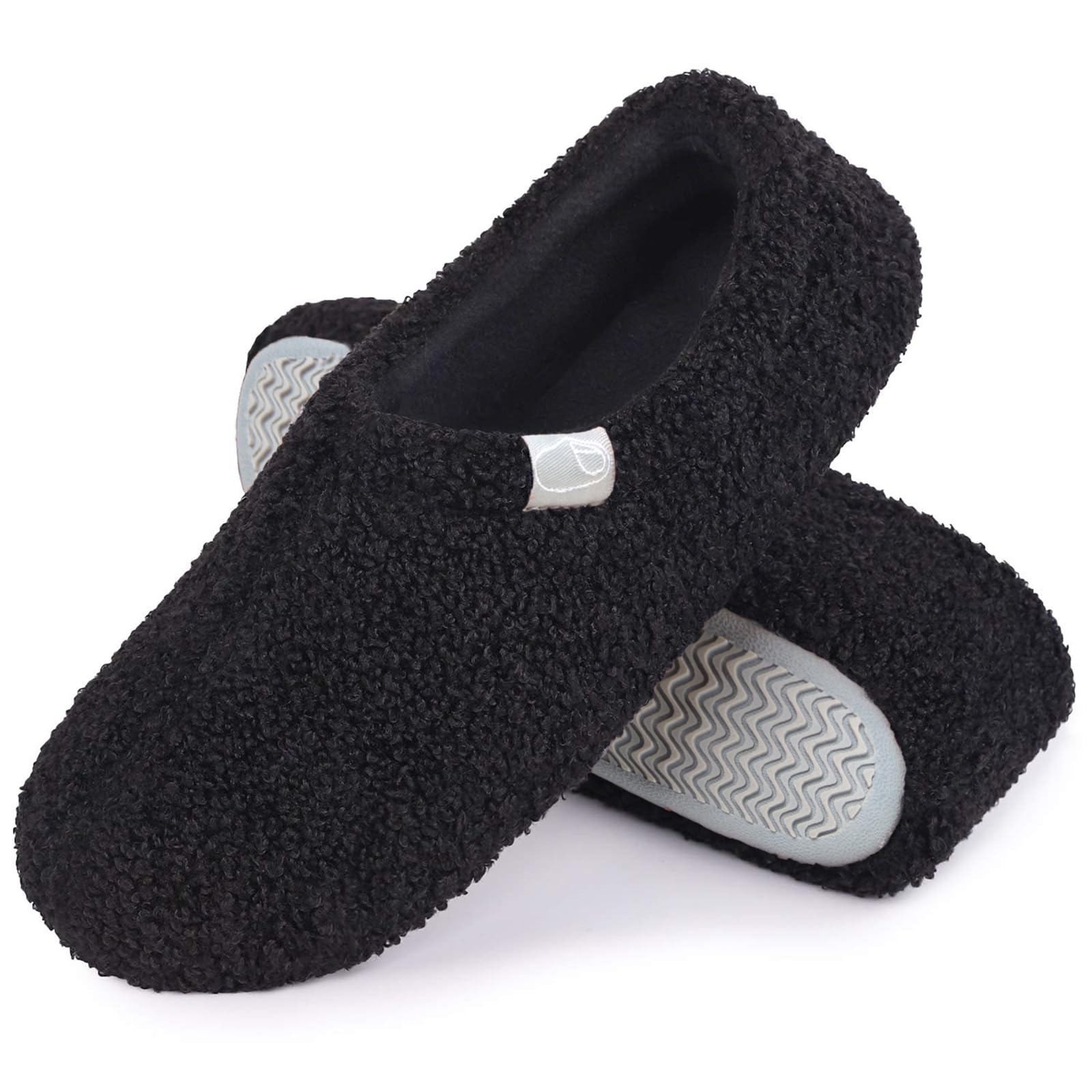 Pantofole Donna da Casa with Memory Foam Inverno Ciabatte Caldo Peluche Antiscivolo Leggero