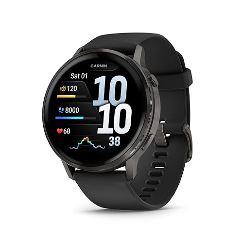 Garmin Venu 4 (45mm) — Bright AMOLED GPS Smartwatch with Built‑in Flashlight and 12‑Day Battery
