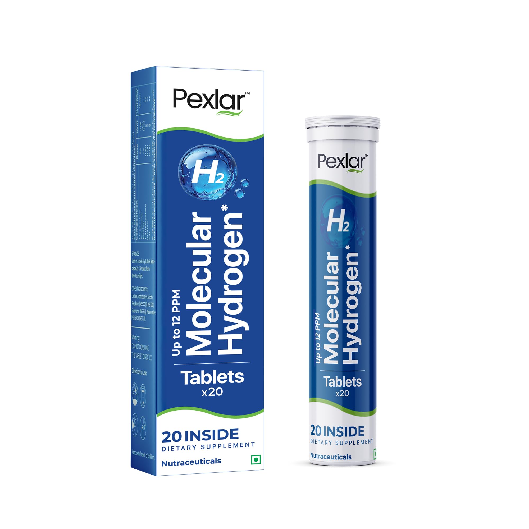Hydrogen Water Tablets - 10 PPM Molecular Hydrogen Tablet - Fast Dissolving Hydrogen Tablets for Drinking Water - Antioxidant Support, Cellular Health & Recovery - 20 Count-image-26