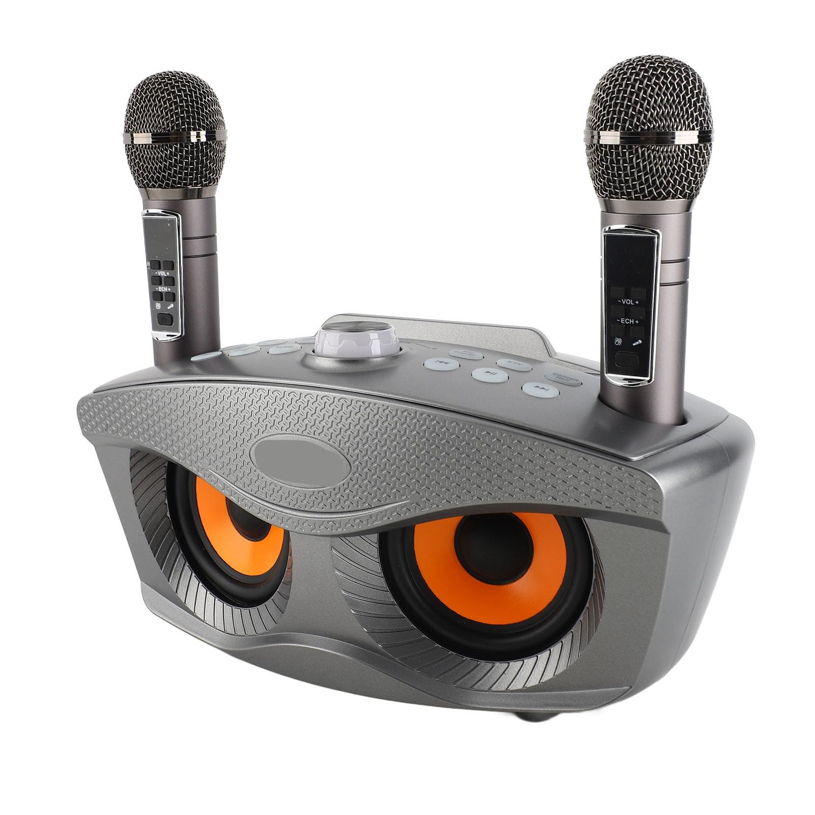 POENVFPO Famiglia Karaoke -Speaker Double Handhell ​​-Mikrofon Stereo per attività di Intrattenimento All'aperto a Casa (#2)