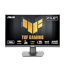 ASUS TUF Gaming VG24VQER Monitor Gaming Curvo da 24” pollici (23,6), Full HD (1920×1080), 180 Hz, ELMB SYNC, FreeSync, Tempo di Risposta 1ms, DisplayWidget Center, Nero