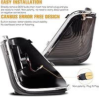 Vista 5 de Gempro Luces intermitentes LED para espejo lateral, luces intermitentes de espejo ámbar secuencial para Mercedes Benz Sprinter W906 VW Crafter