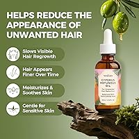 Vista 2 de Cyperus Rotundus Aceite para depilación – Aceite orgánico de rotondo de ciprés prensado en frío para ayudar a reducir la apariencia de cabello