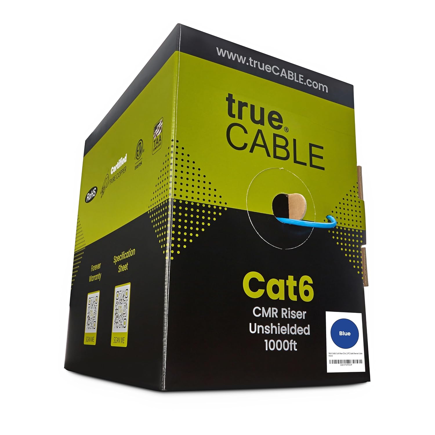 TRUE CABLE Cat6 Riser (CMR)