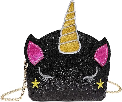 Women Unicorn Sequin Glitter Crossbody Shoulder Purse Handbag Satchel Shell Bag
