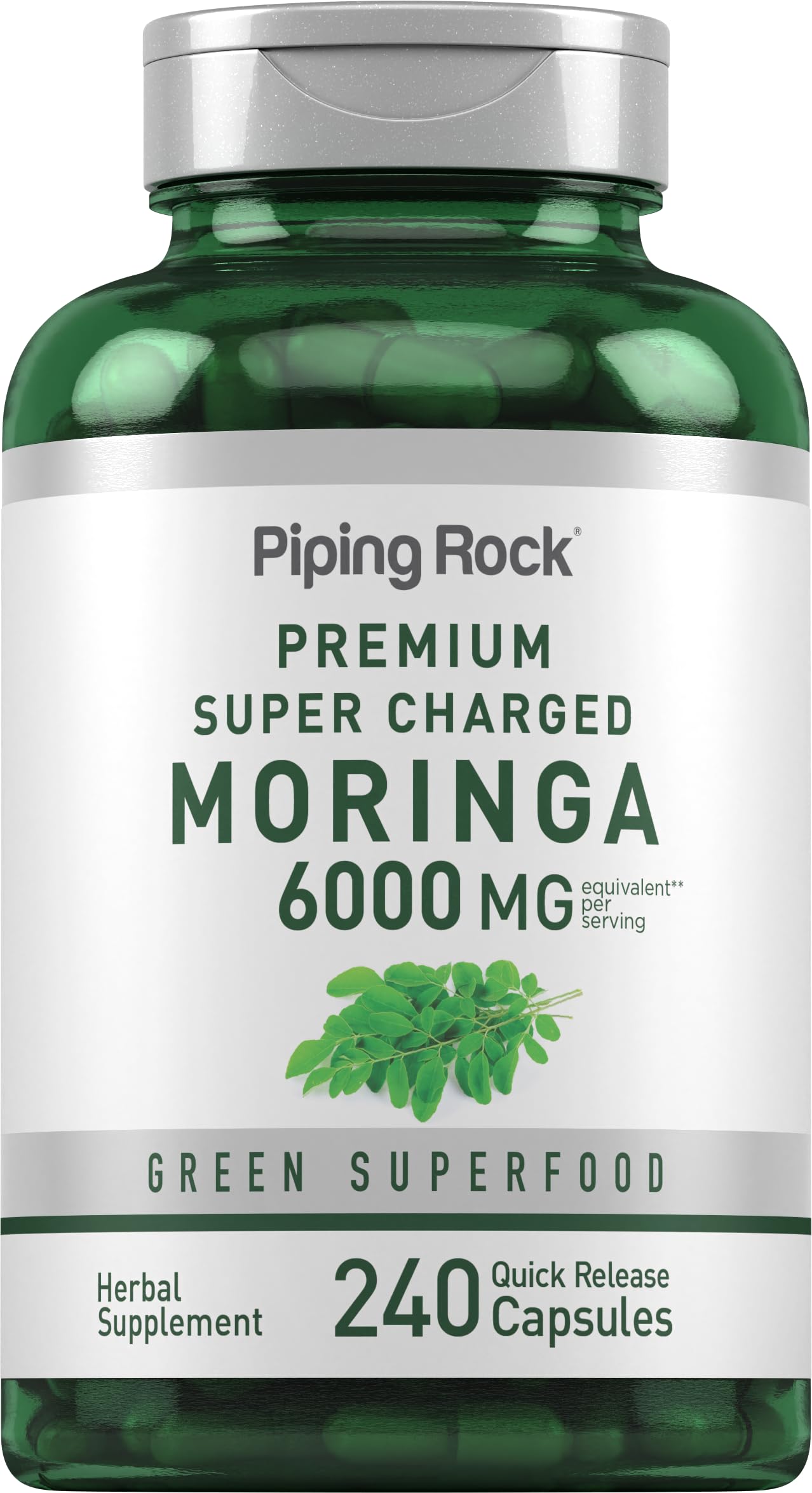 Piping Rock Moringa Oleifera Supplement | 240 Capsules