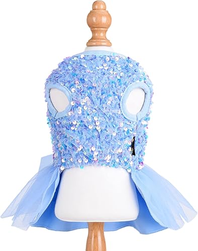 Miniatura 7 de Suéteres para perros pequeños y niñas vestido de invierno para cachorros ropa para mascotas para clima frío ropa cálida de forro polar para perros