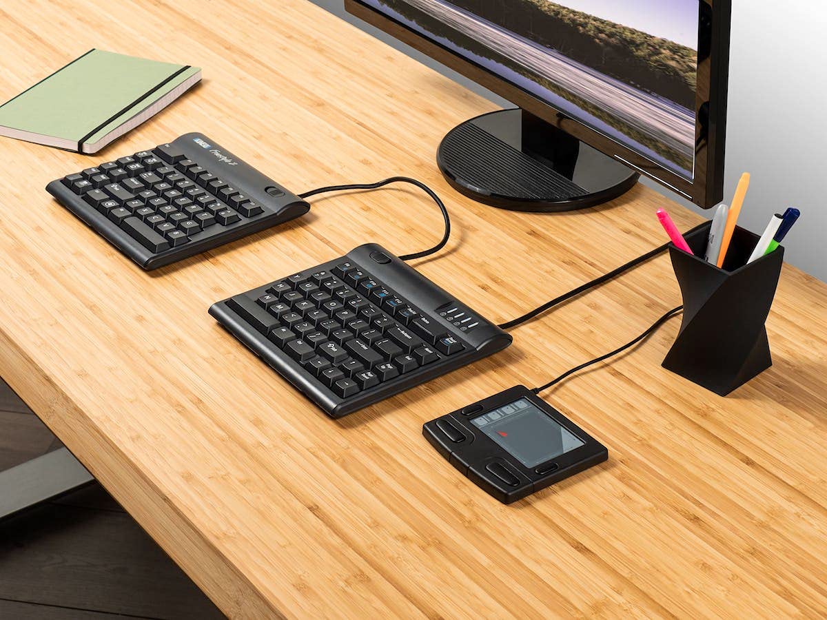 Kinesis Freestyle2 for PC KB800PBUS 分割KB Kinesis Freestyle2 Ultra-Thin Ergonomic Adjustable Split