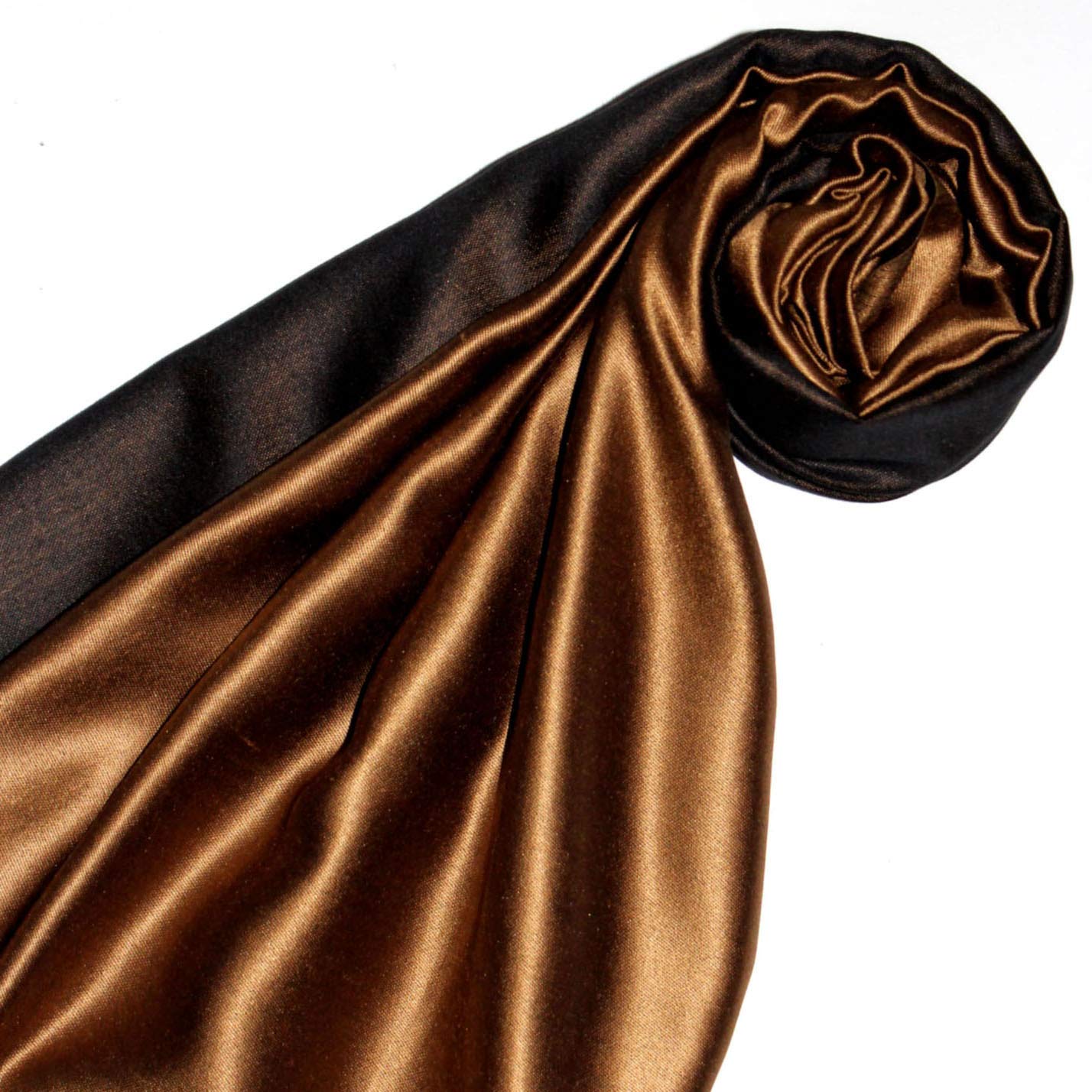 Lorenzo Cana Pashmina Damenschal Wendeschal 70% Seide 30% Viskose Schaltuch 70 x 190 cm zweifarbig Schal