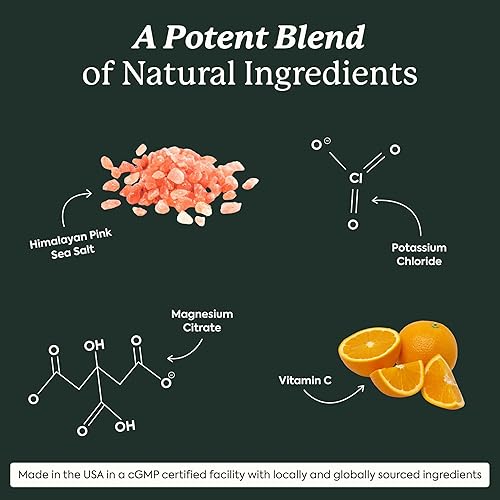 Miniatura 4 de Plant People WonderHydrate Gomitas de electrolitos  Suplemento de hidratación vegano con magnesio, potasio, zinc, vitamina C y sal marina del