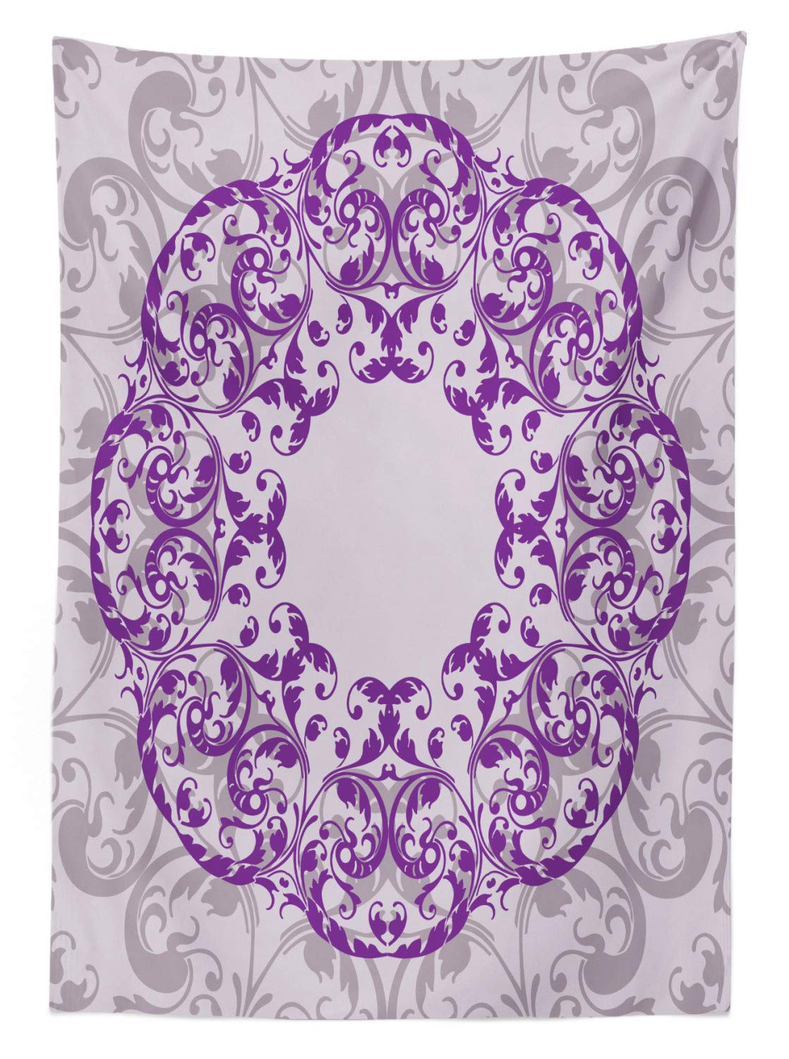 ABAKUHAUS Rosa e Viola Tovaglia, Mandala, Rettangolare