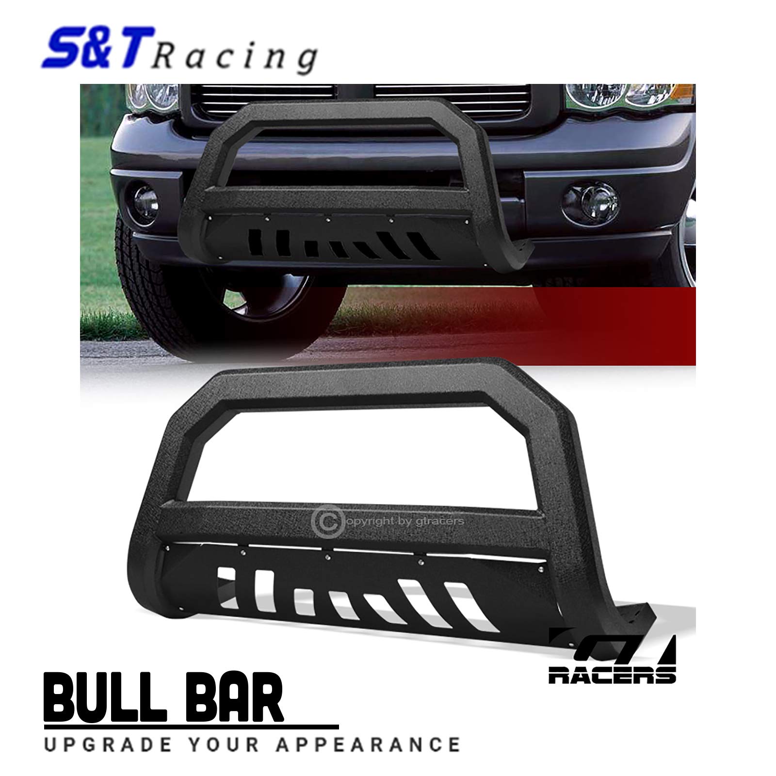 Amazon | S&T Racing テクスチャー ブラック ブルバー AVT