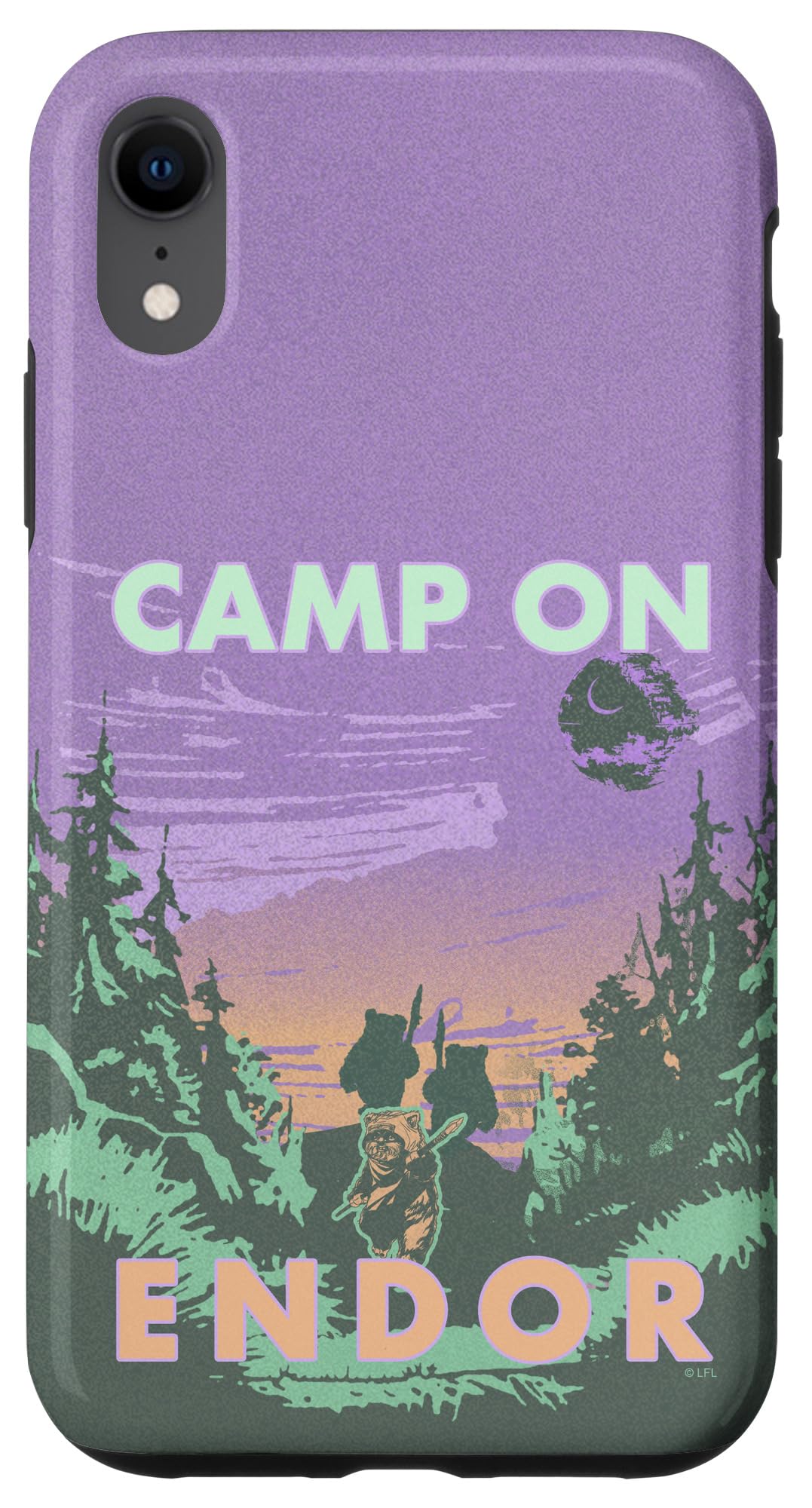 Coque iPhone XR Star Wars anti-rayure motif Endor durable - 4