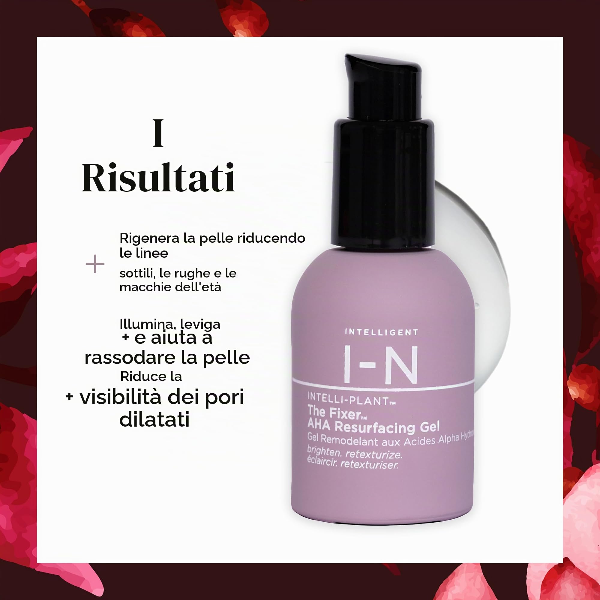 Intelligent Nutrients Trattamento Esfoliante Viso con Acido Glicolico e Alfa-Idrossiacidi della Frutta, Elimina le Impurità e Accelera il Turnover Cellulare, 30ml
