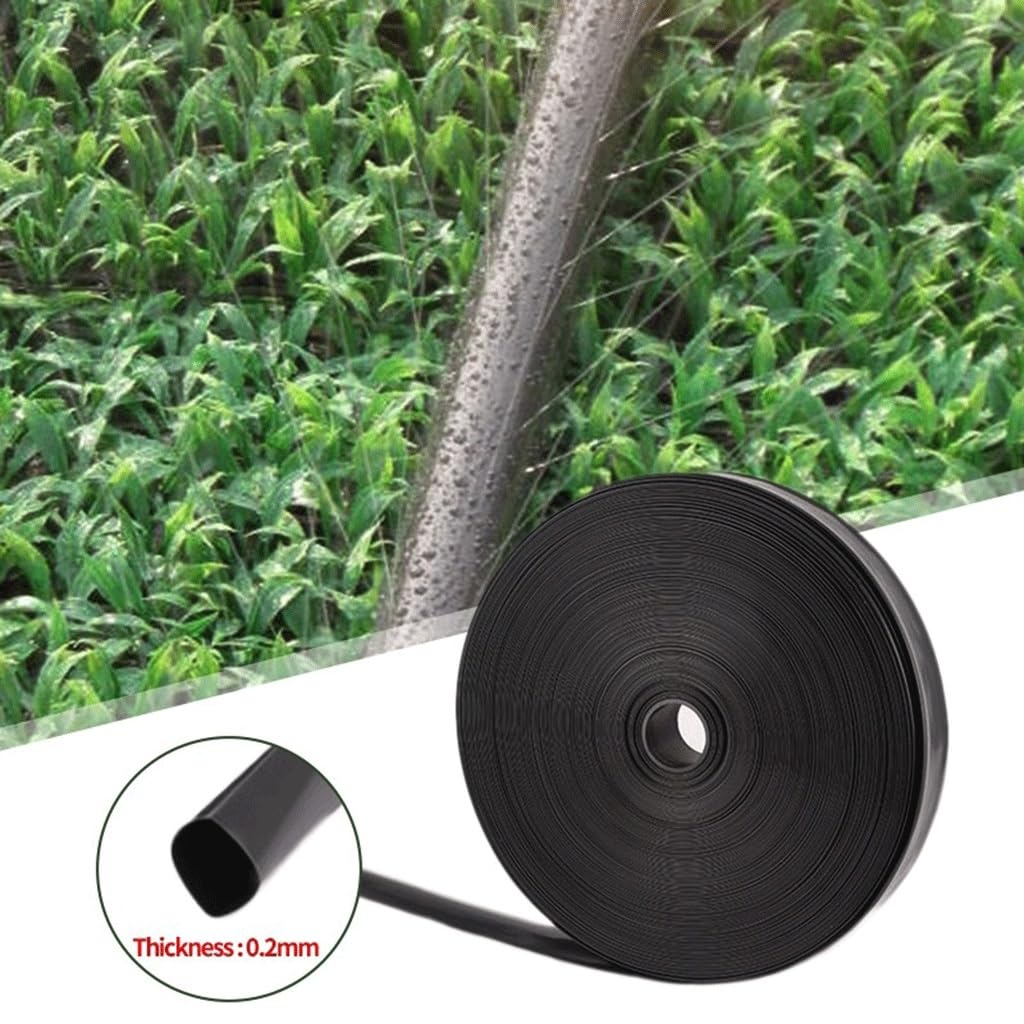 Tubo de microirrigación por goteo, Tubería de riego por goteo PE 16 mm 1 orificio 0,2 2-3L/h 50 m 100 15 cm espaciado(50m Space 15cm)