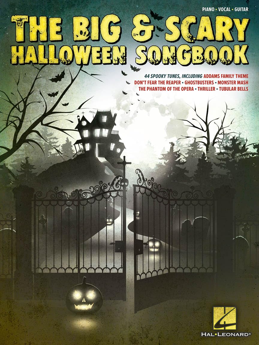 Songbook Halloween piano vocal guitar recueil partitions musique