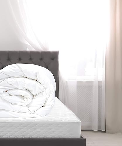 Miniatura 2 de WESTEX - Edredón de plumón de ganso blanco de lujo, tamaño Queen