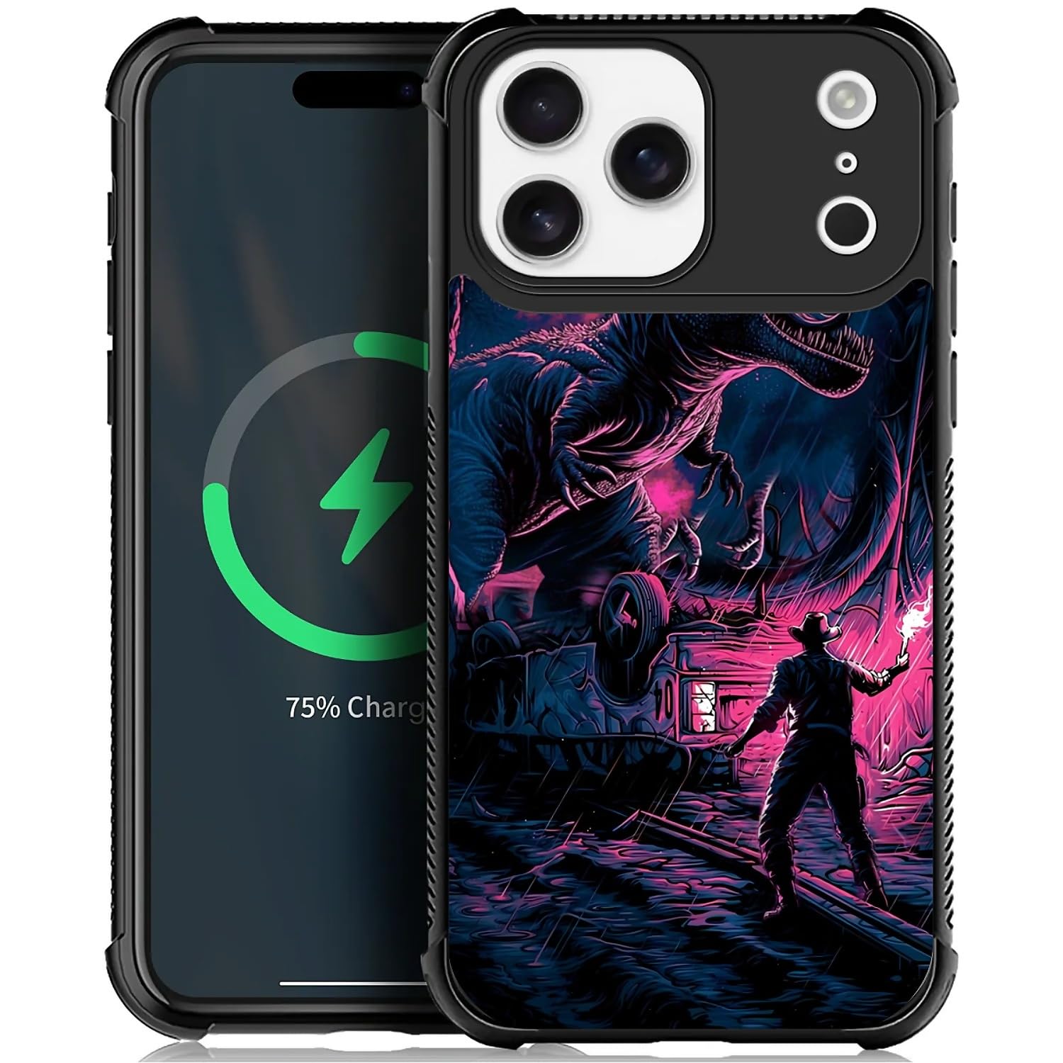 Coque iPhone Nmasd Pro Max MagSafe antichoc rigide rigide design original - 8