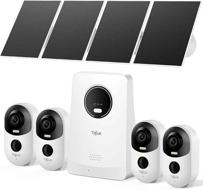 2K Solar Security Cameras Wireless Outdoor