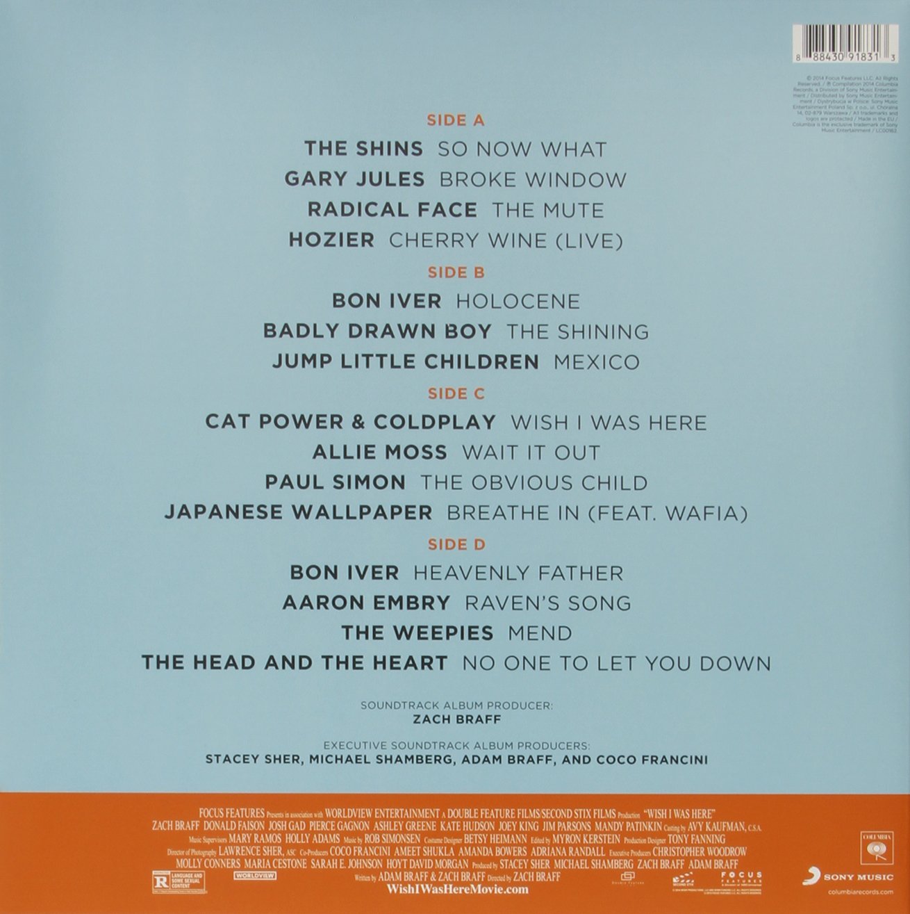 Wish I Was Here / Soundtrack.
