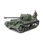 TAMIYA 300035356 300035356-1:35 Brit. Jagdpanzer Archer 17pdr, wierna replika, plastikowy zestaw do montazu, majsterkowanie, zestaw modelarski, montaz, nielakierowany, zielony