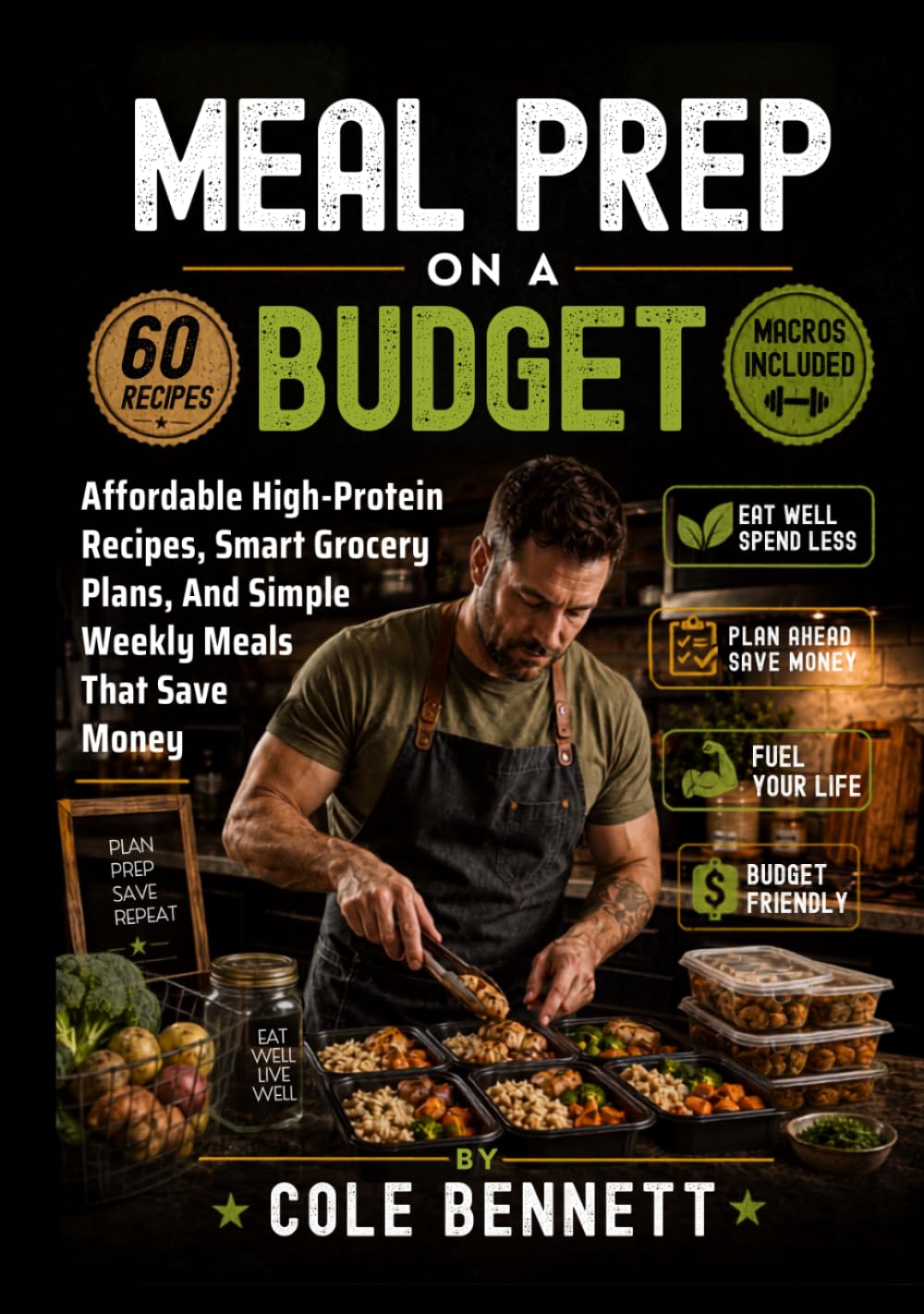MEAL PREP ON A BUDGET: Affordable High-Protein Recipes, Smart Grocery Plans, And Simple Weekly Meals That Save Money (BEAU LYONS KITCHEN)