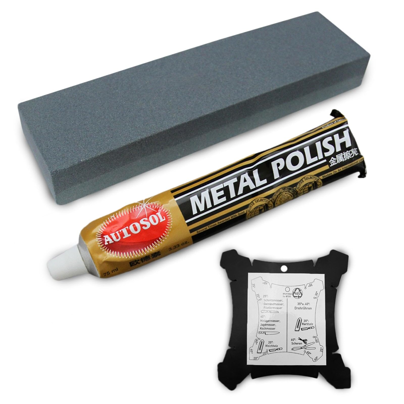 Smerigliatrice da Banco Affilatrice ad Acqua 200W 250mm Grana 220 con Potente Mola Affila Attrezzi Sgorbie e Coramella a Disco in Pelle per Finitura Lucida