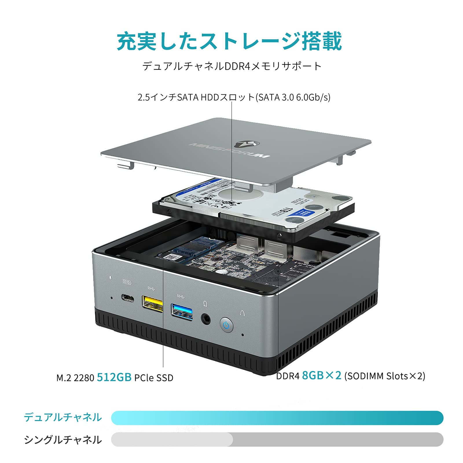 ⭐特別価格⭐高性能＆軽量⭐MINISFORUM UM340⭐ 終息】MINISFORUM UM340 | 株式会社リンクスインターナショナル