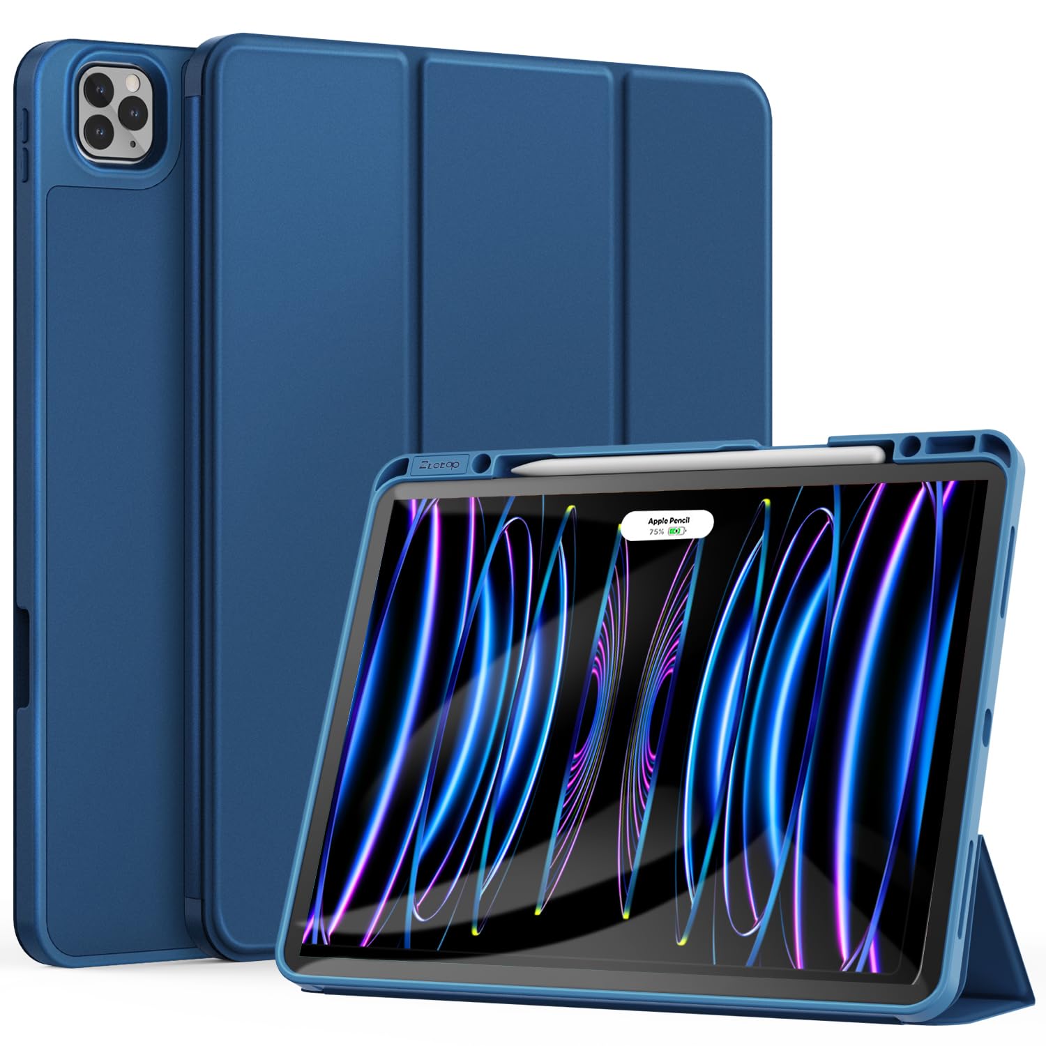 For IPad Pro 12.9 Inch 5th/4th Generation 2021 2020 2018,Kitten Cat Eyes Case Slim Shell Cover For IPad IPad Pro 12.9 Inch
