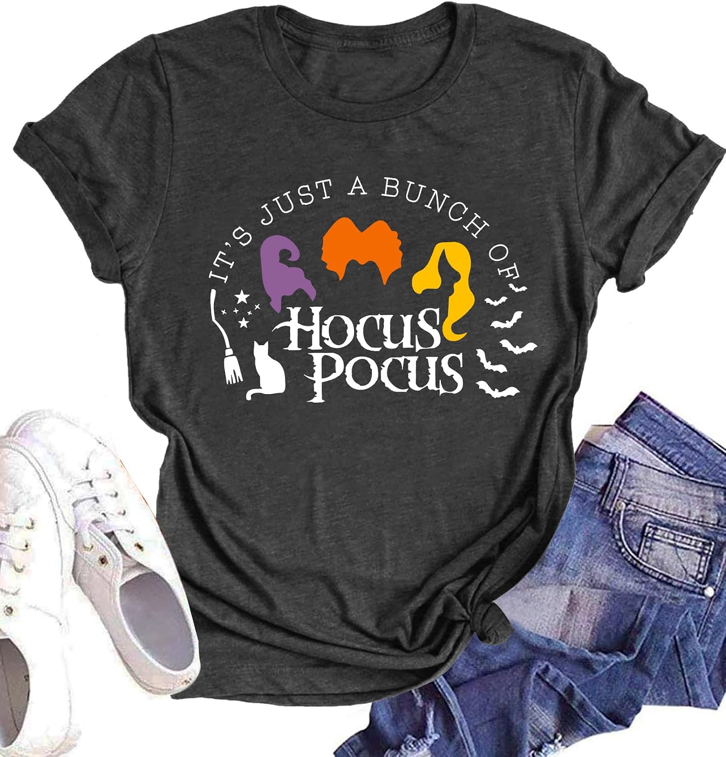 PECHAR I Smell Children Shirt Women Halloween Shirts Hocus Pocus T-Shirt image 5