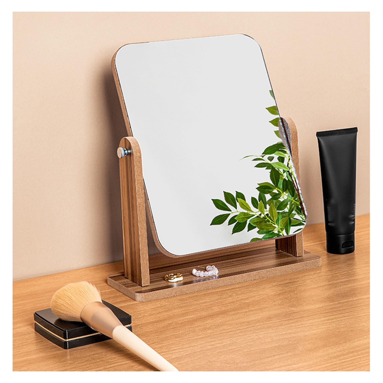 SDCFFC Mirror for Desk, Portable Table Desk Countertop Mirror Bathroom Shaving Make up Mirror