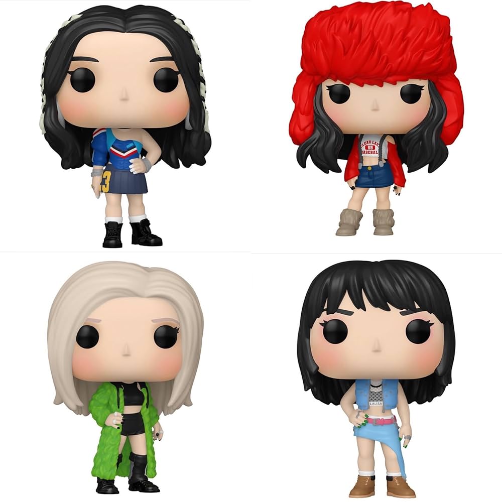BLACKPINK FUNKO POP 全員 Funko Pop! Blackpink - Set of 4 Lisa, Jennie, Jisoo, and