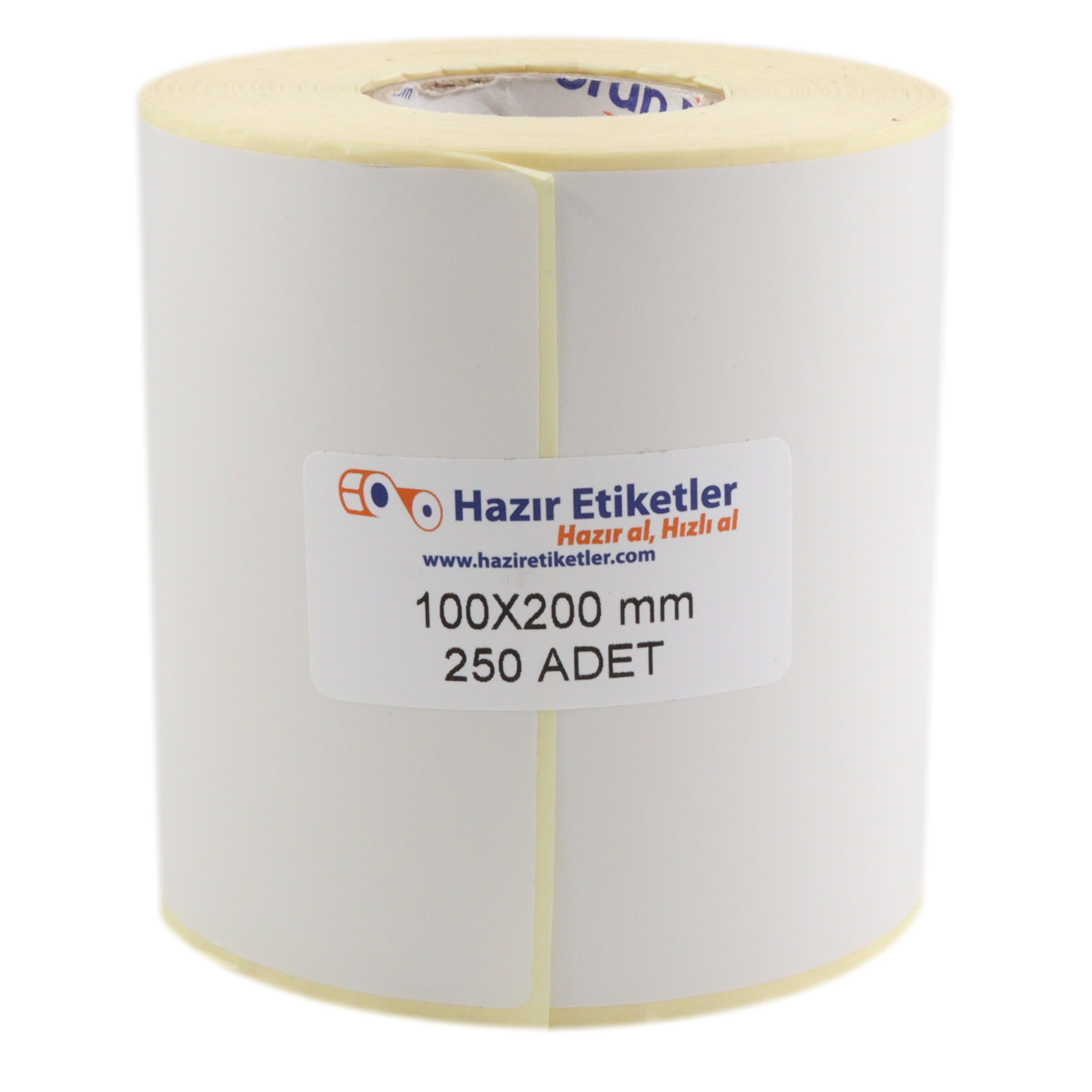 hazır etiketler , hazır al hızlı al Eko Termal Etiket 100mm x 200mm Ruloda 250 Adet 40mm Kuka Çapında Direk Termal Transfer Etiketi