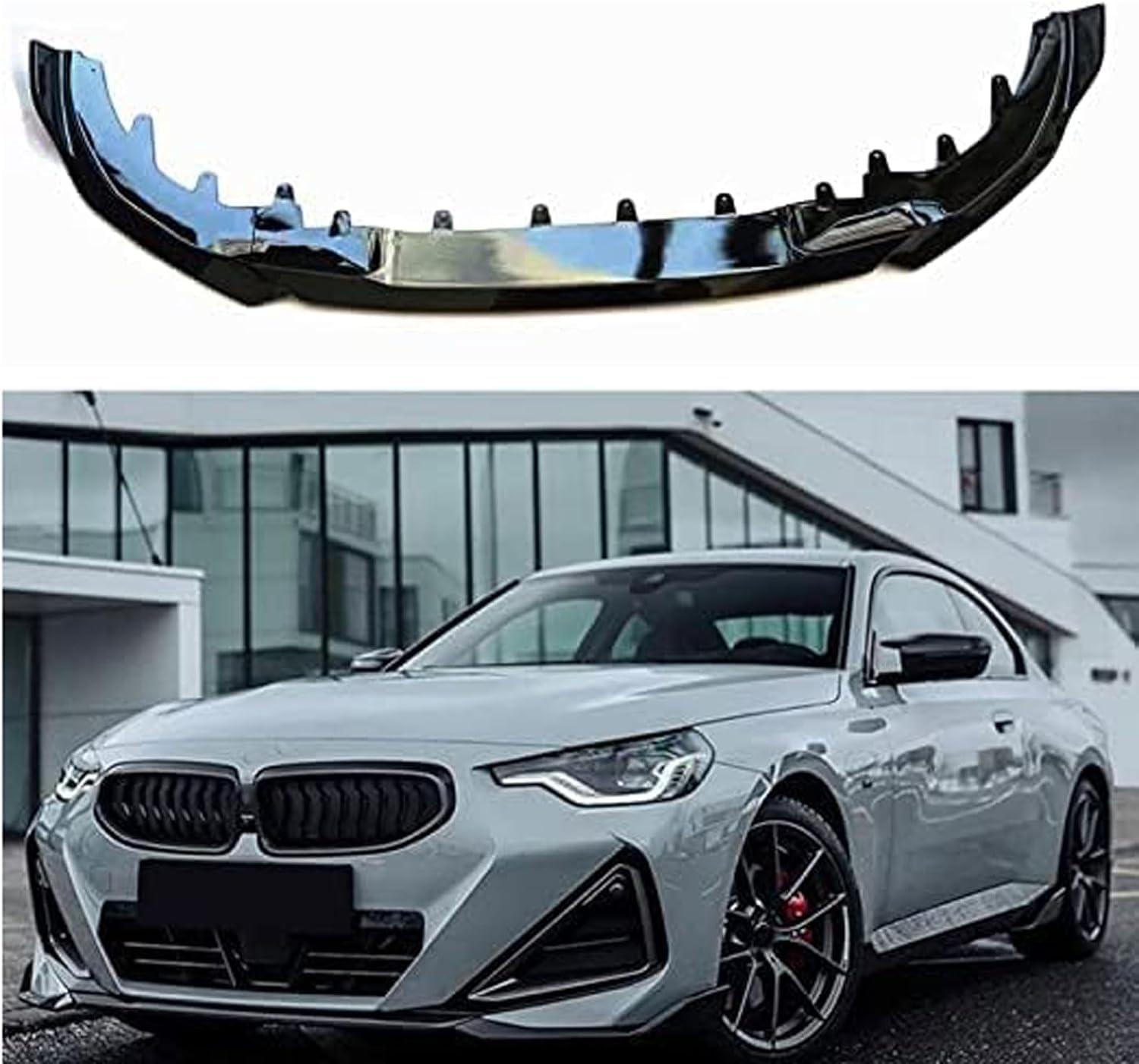 Protection pare-chocs BMW G42 anti-rayure lèvre spoiler avant pour coupé 2022