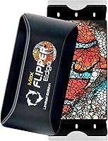 Vista 11 de FLIPPER EDGE Limpiador magnético estándar 2 en 1 para tanques de vidrio y acrílico de hasta 1/2 pulgada (0.472 in) de grosor, diseño de doble hoja