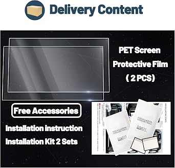 for 2023 Range Rover Screen Protector for 2023 Range Rover 13.1-in Touchscreen Land Rover Range Rover 2023 Accessories 2PCS TPU Plastic GPS Navigation Films Compatible with 2023 Range Rover Sport