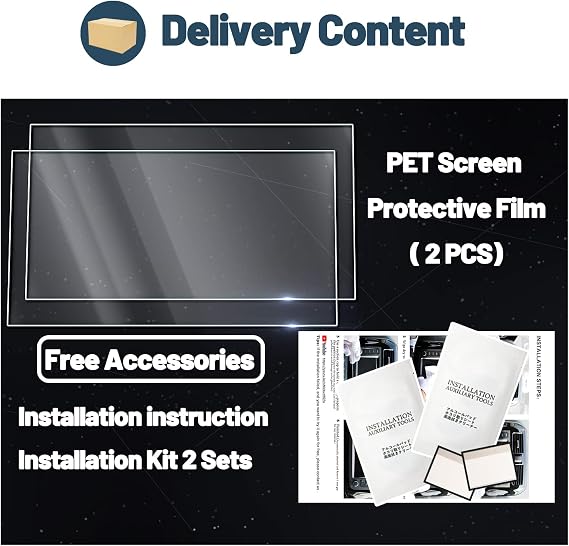 for 2023 Range Rover Screen Protector for 2023 Range Rover 13.1-in Touchscreen Land Rover Range Rover 2023 Accessories 2PCS TPU Plastic GPS Navigation Films Compatible with 2023 Range Rover Sport