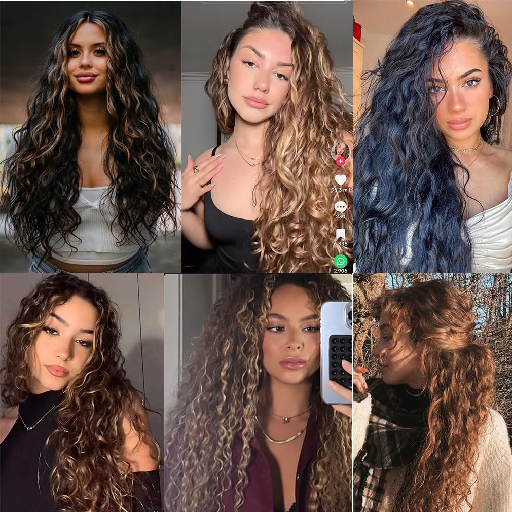 Amazon.com : 6PCS Clip in Hair Extensions 22