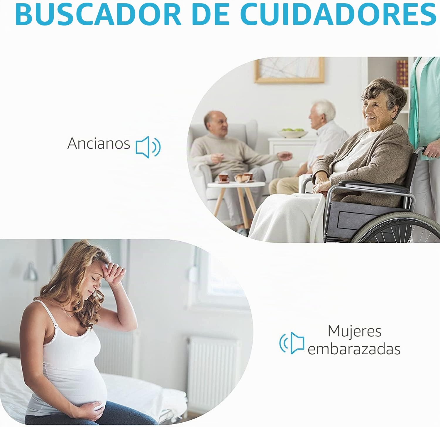Timbre Inalámbrico Exterior Impermeable, Doorbell con 3 Receptores + 2 Botón a Pila, 58 Melodías, 5 Niveles Volumen 0–120 dB, Luz LED, 300 m Alcance, Campainha Sem Fios para Casa Apartamento, Blanco