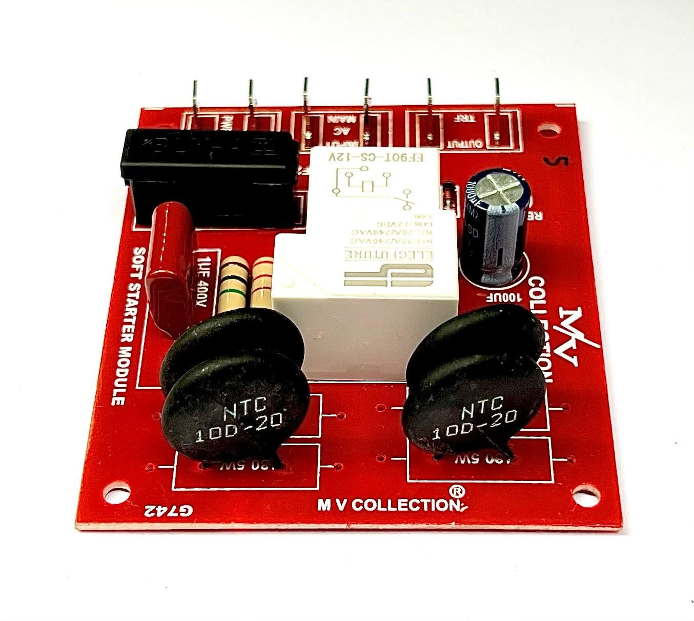 MV COLLECTION Durable Heavy-Duty 4 Ntc Soft Starter Board For Toroidal Transformer Protection (Copper) (B0DCFS8B99) Amazon Price History, Amazon Price Tracker