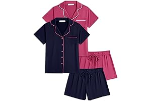 2-Pack Womens Pajamas Set: Comfort and Style for Perfect Sleep