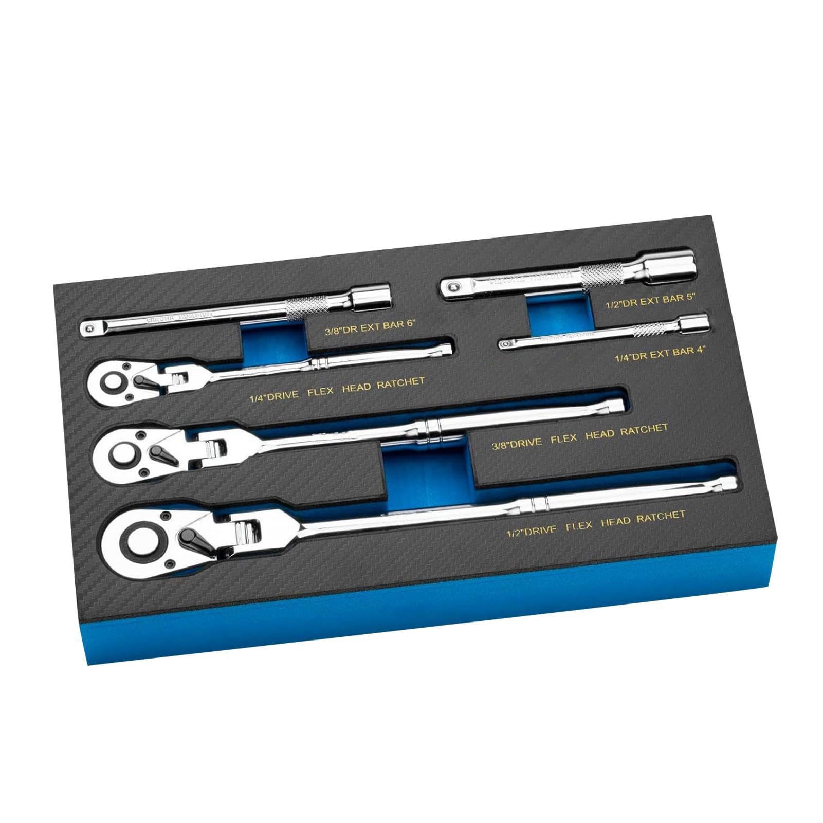 a bussola regolabile, a cricchetto estraibile, combinata regolabile a 180 gradi, set da 6 chiavi a bussola a 72 denti con di prolunga 1/4, 3/8, 1/2 pollici per auto | gradi, set da 6 chiavi a a 72 denti con di prolunga 1/4, 3/8, 1/2 pollici per auto