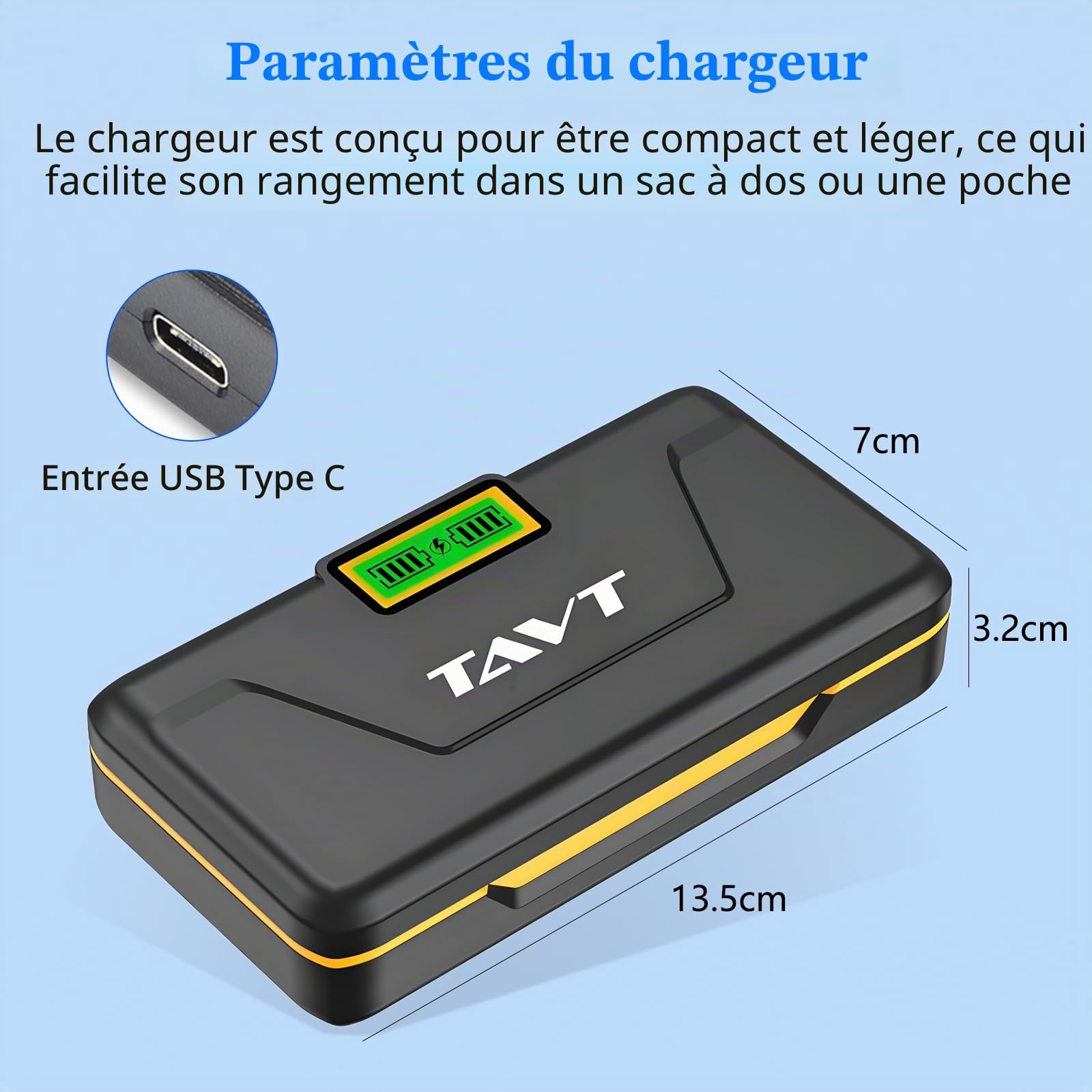 2-Pack 2650mAh LP-E6N LP-E6 LP-E6NH Batterie et Chargeur de Stockage pour Canon EOS R7, R6, R5, R, 6D Mark II, 5D Mark IV, 5D Mark III, 5DS, 5DS R, 5D Mark II, 80D, 90D, 6D, 7D, 7D Mark II