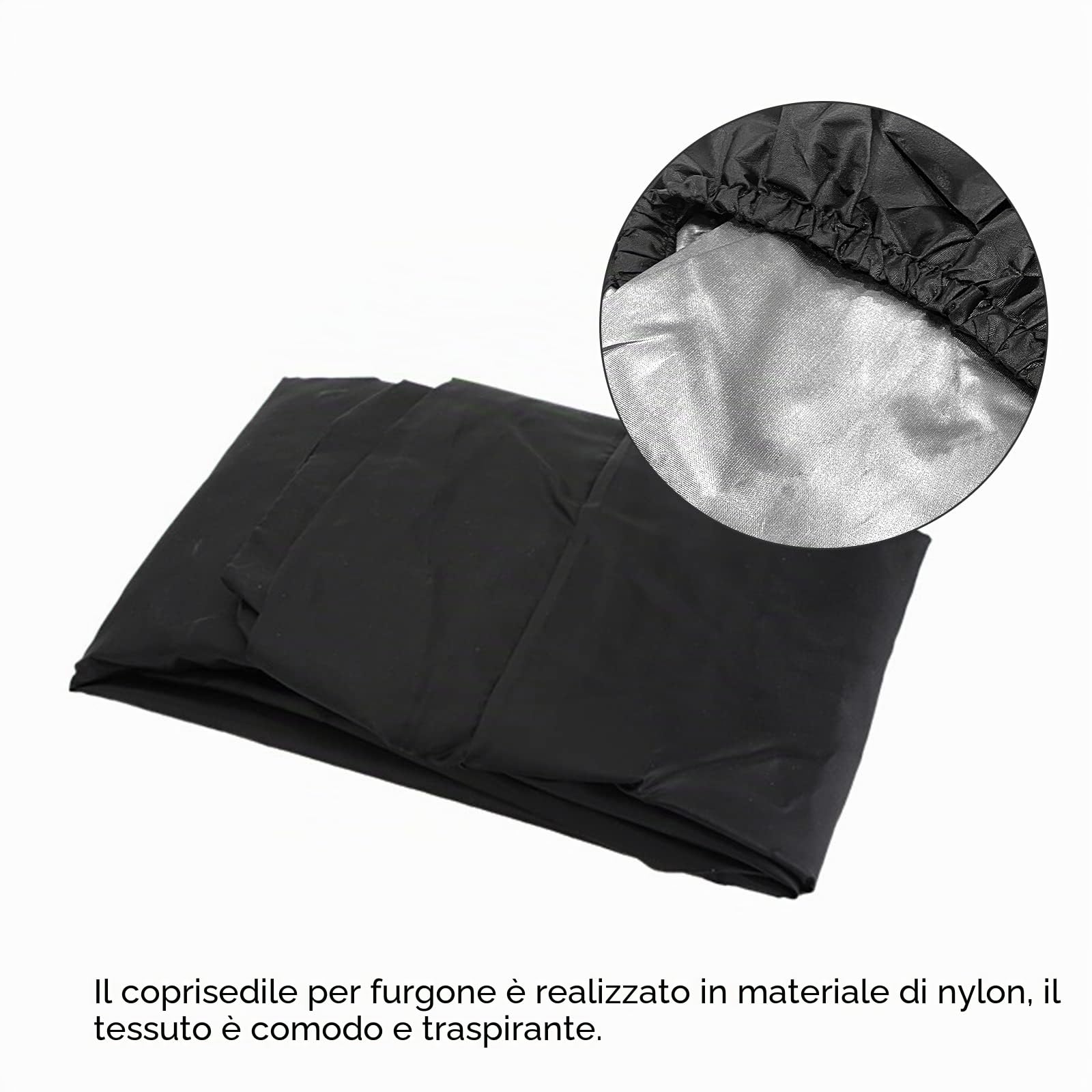 Coprisedile Nylon Impermeabile Universale Anteriori Auto TSHAOUN 2 Pezzi