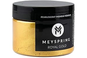 MEYSPRING Royal Gold Pigments for Resin High-Precision Metallic Epoxy Resin Pigment for...