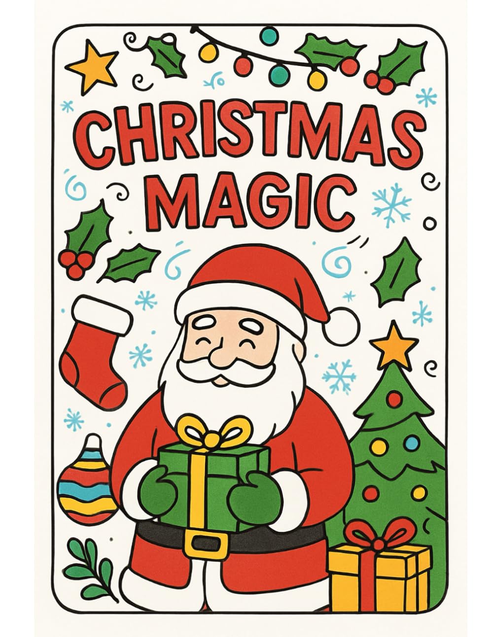 Christmas Magic: Fun Coloring Book For the Holidays