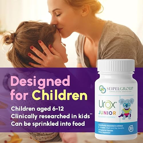 Miniatura 5 de Control natural junior de la vejiga - Enuresis nocturna o suplementos para enuresis nocturna. Apoya el control de la vejiga, reduce la frecuencia