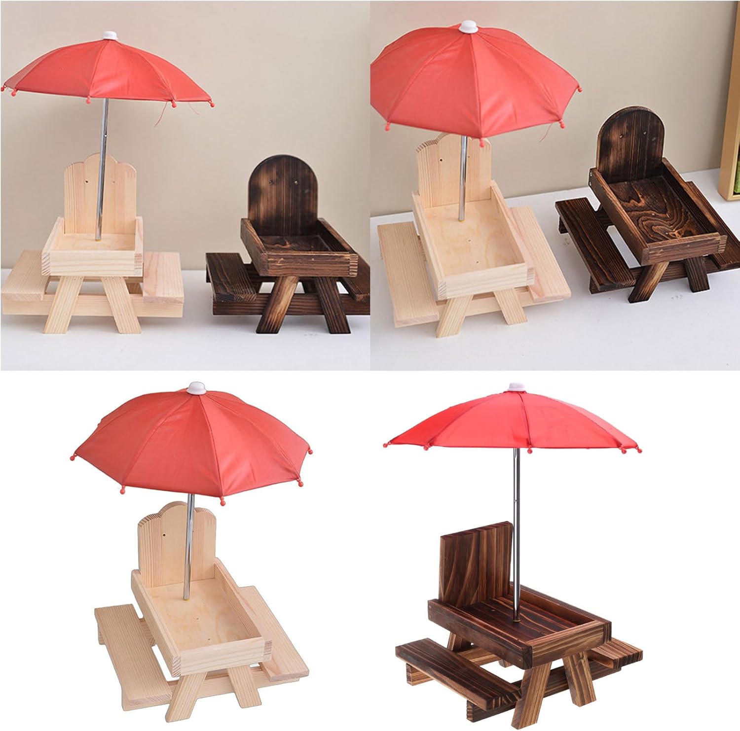 Squirrels Feeders Water Feeding Set Miniature Table Easily to Use Outdoor Bird Drink Tool for for Table for